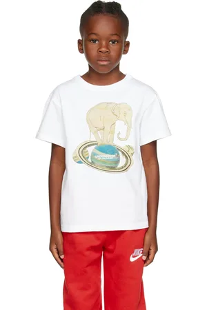 UNDERCOVER Kids White Elephant T-Shirt