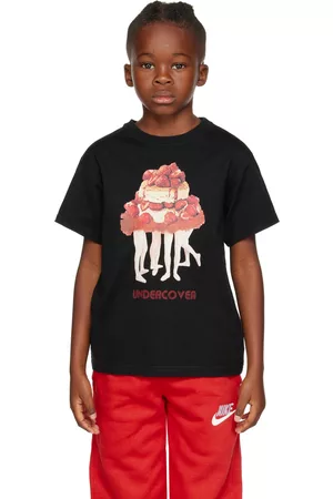 UNDERCOVER Kids Black Strawberry T-Shirt