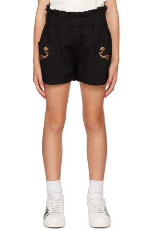 Moschino Kids Black Handles Shorts