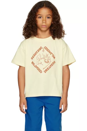 Wildkind Short Sleeve - Kids Off-White Oversized Dreamers Diamond T-Shirt