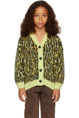 Childrens leopard deals print cardigan