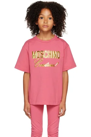 Moschino Kids Pink 'Couture' T-Shirt