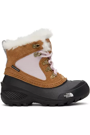 The North Face Boots - Kids Brown & Pink Shellista Lace IV Boots