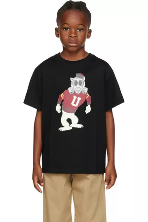 UNDERCOVER Kids Black Varsity T-Shirt