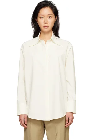 Gia Studios Off-White Pointed Collar Shirt