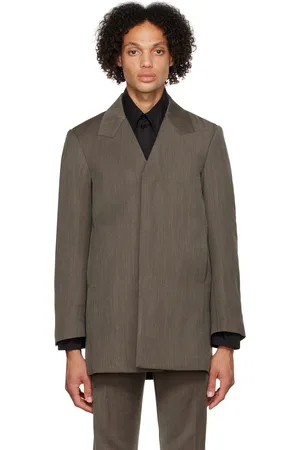 Cornerstone Khaki Concealed Blazer