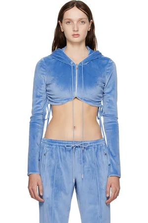 PRISCAVera Blue Zip-Up Hoodie