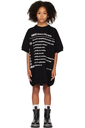 Maison Margiela Kids Black Intarsia T-Shirt