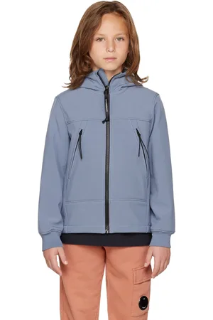C.P. Company Kids Blue Shell-R Goggle Jacket