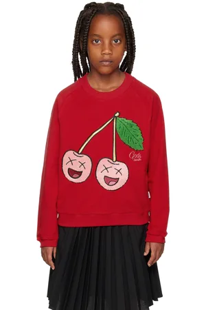 GCDS Kids Red Cherry Sweatshirt