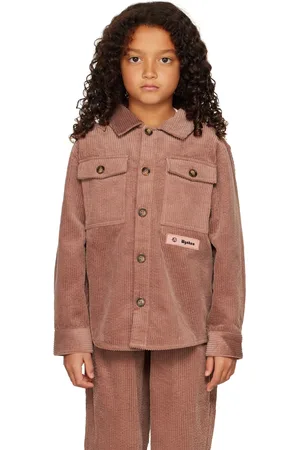 Wynken Kids Pink Corduroy Shirt