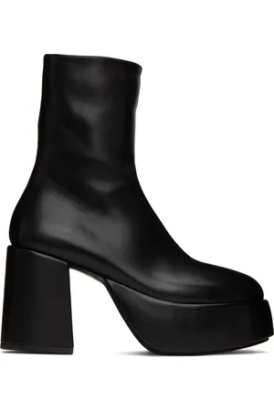 MARSÈLL Black Tacplat Boots