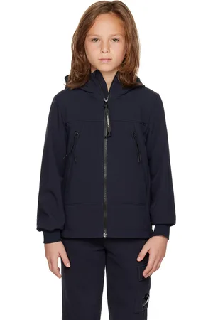 C.P. Company Kids Navy Shell-R Goggle Jacket