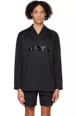 Y-3 Men Long Sleeve - Black U Long Sleeve T-Shirt