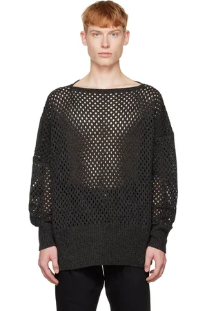 Sulvam Gray Crewneck Sweater