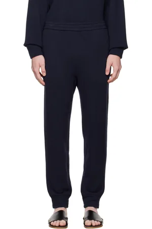The Row Navy Lusaka Lounge Pants