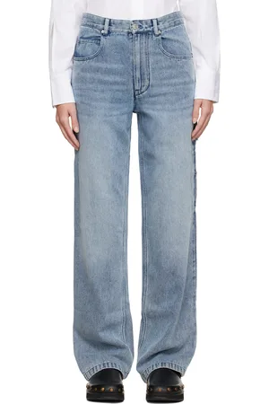 Isabel Marant Blue Paryama Wide Leg Jeans