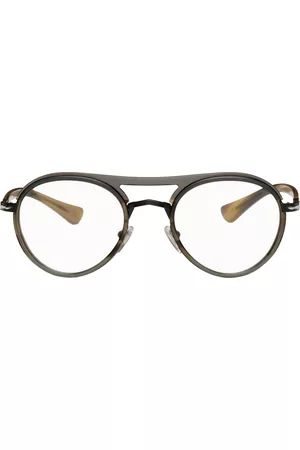 Persol Brown Round Glasses