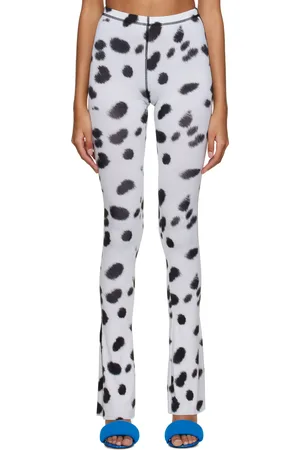 PRISCAVera Black Dalmatian Leggings