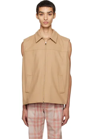 MARYAM NASSIR ZADEH SSENSE Exclusive Beige Odeon Vest