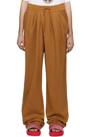DRIES VAN NOTEN Tan Drawstring Lounge Pants