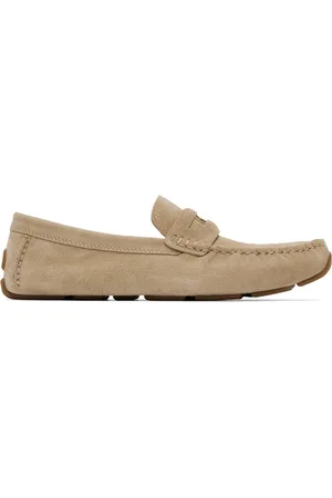 Coach Men Loafers - Beige Coin Loafers