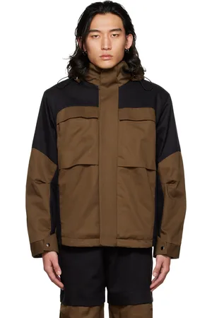 Spencer Badu Black & Brown Paneled Jacket
