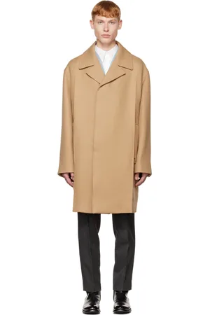 WOOYOUNGMI Beige Single Mid Coat