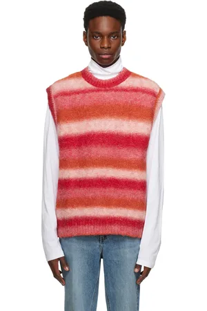 WOOYOUNGMI Red Gradient Vest