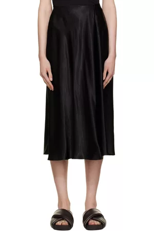 Max Mara Women Midi Skirts - Black Coimbra Midi Skirt