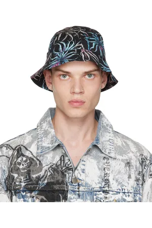 Endless Joy Black Limited Edition Night Palm Bucket Hat