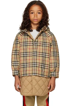 Burberry Coats - Kids Beige Jameson Coat