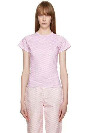 BONBOM Off-White & Pink Hara T-Shirt