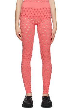 Maisie Wilen Pink Perforated Leggings