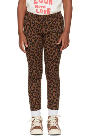 Daily Brat Kids Brown Leopard Leggings