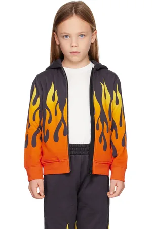 Stella McCartney Kids Black Flame Hoodie