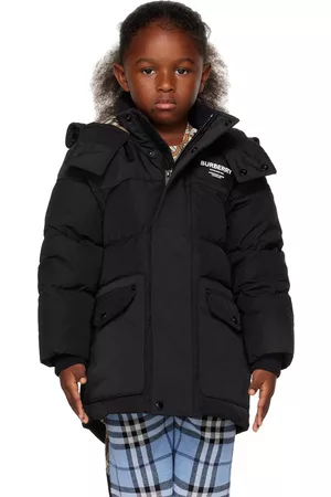 Burberry Coats - Kids Black Aubin Down Coat