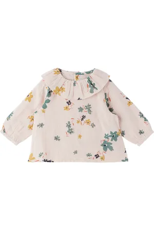 Petit Bateau Baby Pink Patterned Blouse
