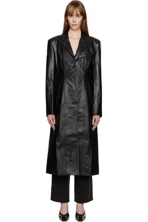 Halfboy Black Matrix Leather Coat