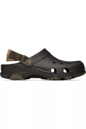 Crocs Men Casual Shoes - Brown Classic All-Terrain Clogs