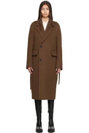 WOOYOUNGMI Brown Single-Breasted Coat