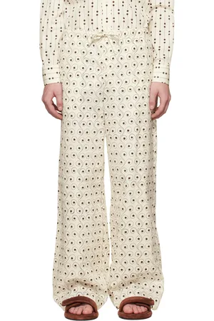 RIER SSENSE Exclusive Off-White Pyjama Trousers
