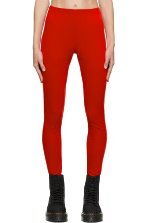 JUNYA WATANABE Red Elasticized Leggings