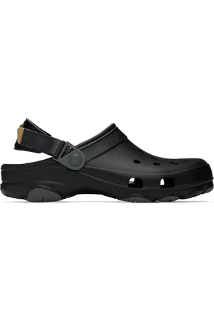 Crocs Men Casual Shoes - Black Classic All-Terrain Clogs