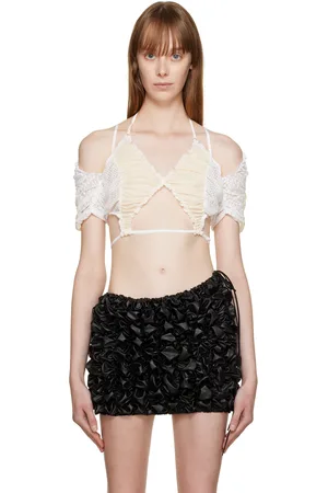 ESTER MANAS Off- Ruched T-Shirt