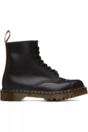 Dr. Martens Men Boots - Black 1460 Toe Cap Bex Boots