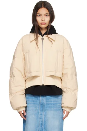 WOOYOUNGMI Beige Layered Down Jacket