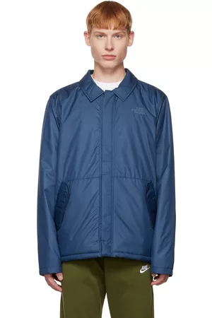 The North Face Men Jackets - Blue Insulated Jacket