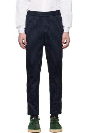 Vince Navy Stripe Trousers