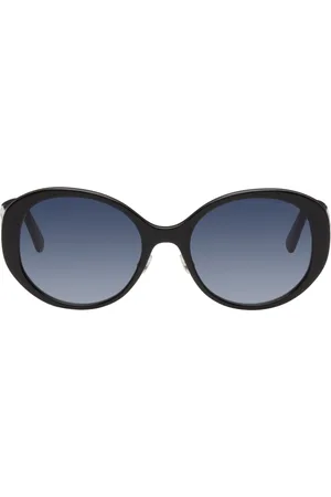 Marc Jacobs Black Oval Sunglasses